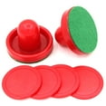 thumbnail image 1 of Mini Air Hockey Pucks and Paddles - Home Air Hockey Set for Kids, Replacement Accessories for Game Tables (2 Air Hockey Pushers), 1 of 8