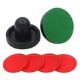 thumbnail image 1 of Mini Air Hockey Pucks and Paddles - Home Air Hockey Set for Kids, Replacement Accessories for Game Tables (2 Air Hockey Pushers), 1 of 8