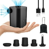 Mini Air Pump for Inflatables Portable, Clearance Compacts Rechargeable Air Pumps Light Weight Small,Electric Type-C Rechargeable Quickly Inflate Deflate for Pool Floats Air Mattress Swimming Ring