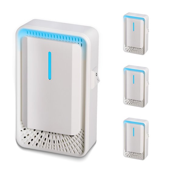 Mini Air Purifier with Negative Ion Technology - Removes Smoke, Dust & Odor in Bedrooms, Offices, Cars & Small Spaces - Compact, Portable, Silent Operation - Available in Multi-Packs