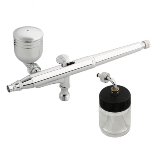 Mini Airbrush Kit Dual Action Spray Gun Model Paint Tattoo 0.2Mm/0.3Mm/0.5Mm