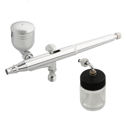 Mini Airbrush Kit Dual Action Spray Gun Model Paint Tattoo 0.2Mm/0.3Mm/0.5Mm