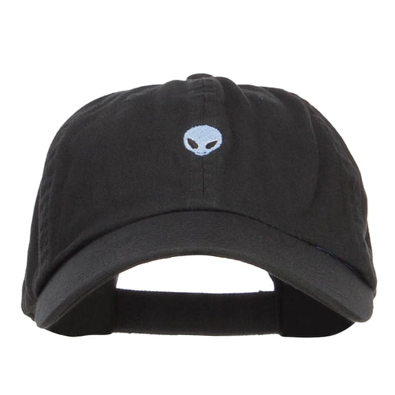 Mini Alien Embroidered Low Cap - Black OSFM
