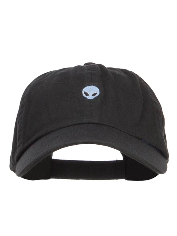 Mini Alien Embroidered Low Cap - Black OSFM