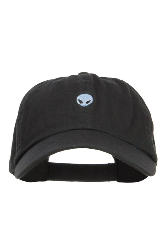 Mini Alien Embroidered Low Cap - Black OSFM