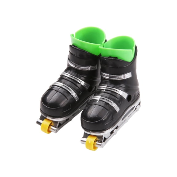 Mini Alloy Finger Ice Skates Scooter Toy Set Alloy Material Finger Coordination Training for Kids Party Favors