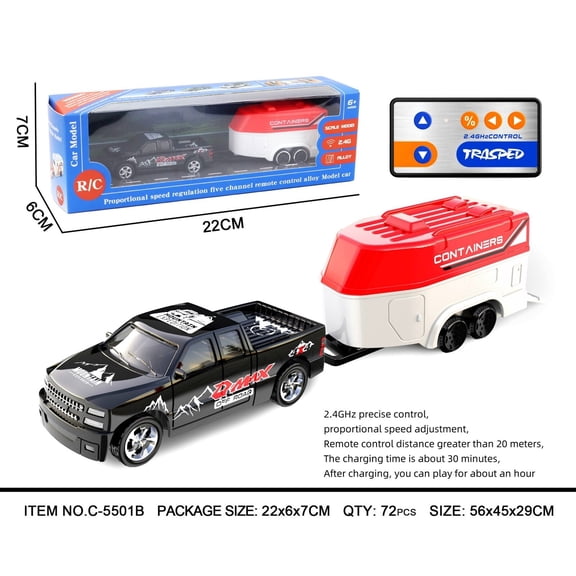 Mini Alloy Off-Road RC Car 6+: 1:64 Scale 2.4Ghz Remote Control Car Toys Strip Lights, USB Rechargeable - Ideal Festive Gift , Perfect Playtime Companion