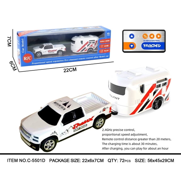 Mini Alloy Off-Road RC Car 6+: 1:64 Scale 2.4Ghz Remote Control Car Toys Strip Lights, USB Rechargeable - Ideal Festive Gift , Perfect Playtime Companion