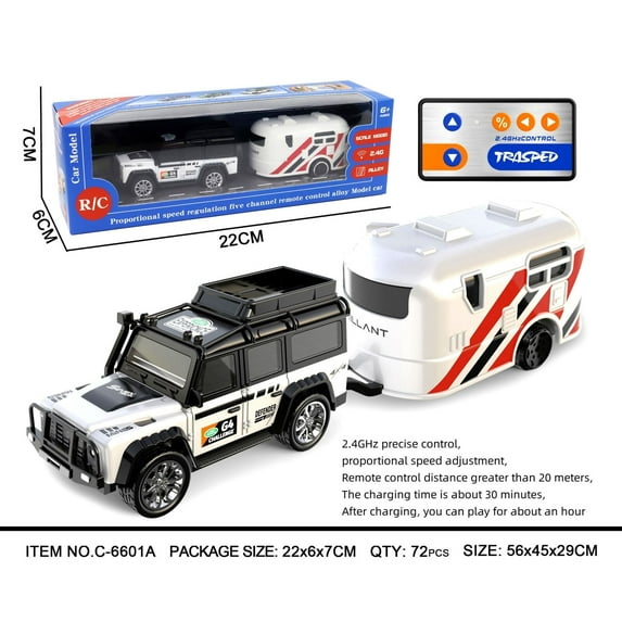 Mini Alloy Off-Road RC Car for Kids 6+: 1:64 Scale 2.4Ghz Remote Control Car Toys Strip Lights, USB Rechargeable - Ideal Festive Gift for Kids, Perfect Playtime Companion