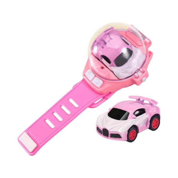 Mini Alloy Watch Remote Control Car, 1* Watch + 1* Remote Car, 2-In-1 Interactive Toy For Teens, Portable Rc Car With Watch Controller, Cool Toy Gift For Collection & Play