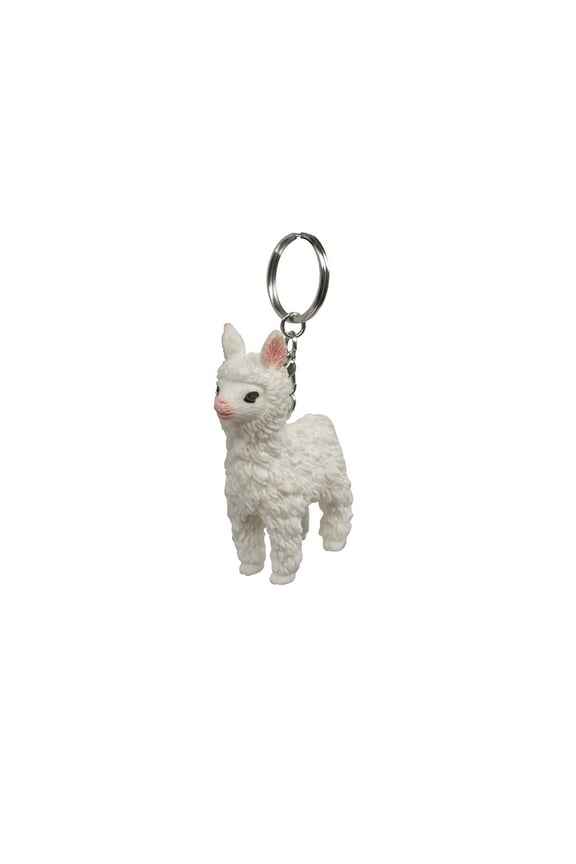 Mini Alpaca Car Key Ring Squeeze Llama Keychain Bag Charm Purse Pendant Backpack Keyring