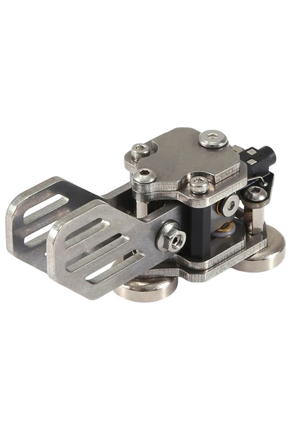 Mini Aluminum Alloy CW Morse Key Portable Telegraph Key Paddle Key with Magnetic Base for Ham Radio HF Short Wave