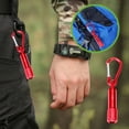 thumbnail image 1 of Mini Aluminum Alloy Flashlight | Keychain Light for Camping & Hiking | Strong Brightness | Portable Design | 4 LR41 Batteries Included | Red/Green/Blue/Silver, 1 of 6