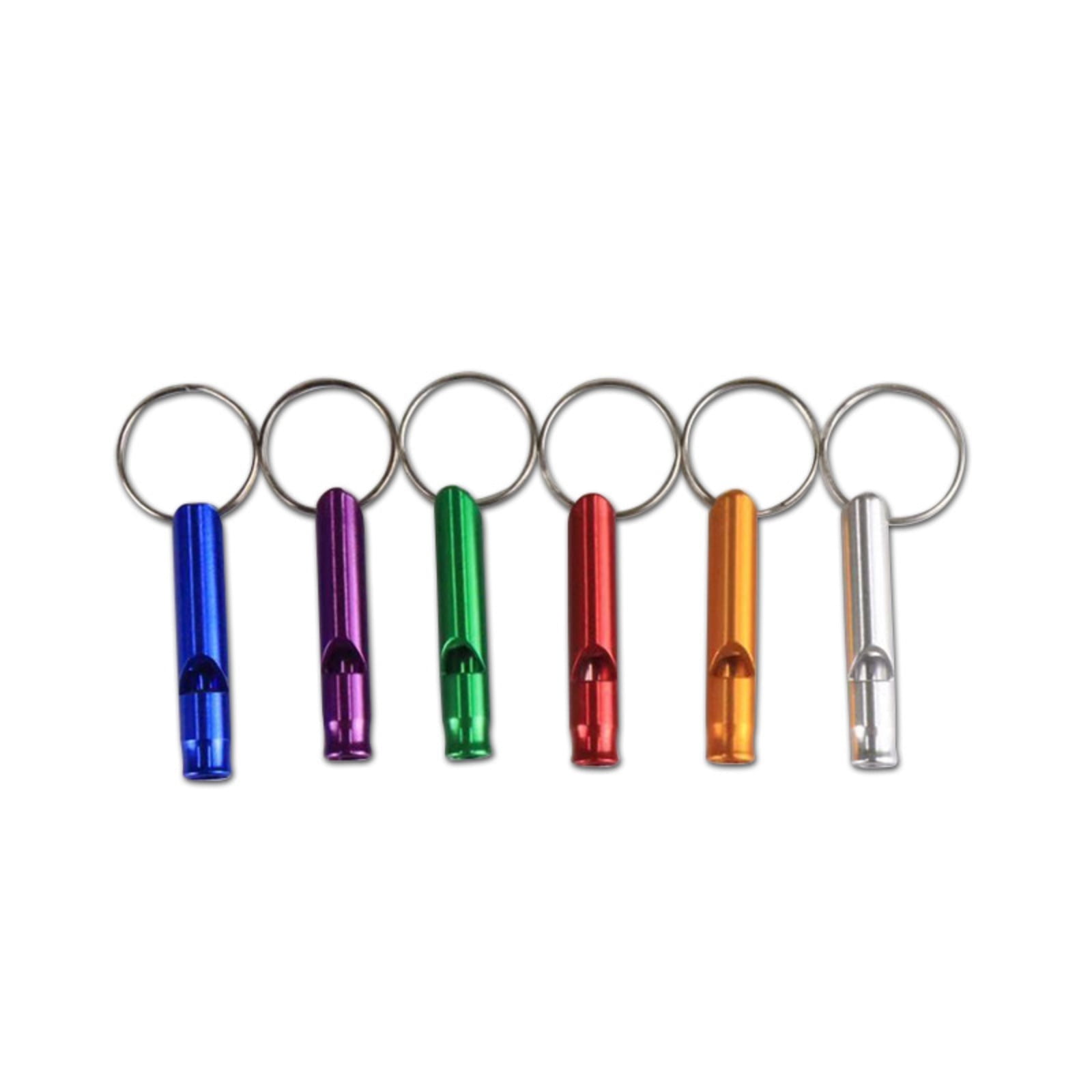 Mini Aluminum Emergency Survival Whistle Fire Safety Whistle for Outdoor Camping Hiking