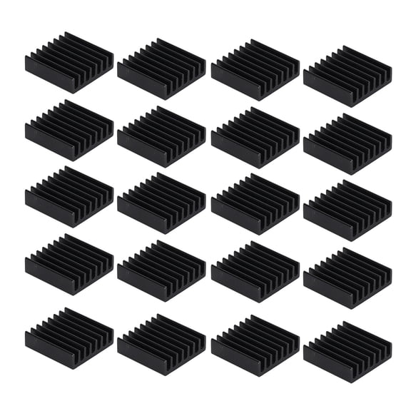 Mini Aluminum Heatsink, 20pcs for Effective Cooling of Electronic Components, Power Supplies  LED Lights