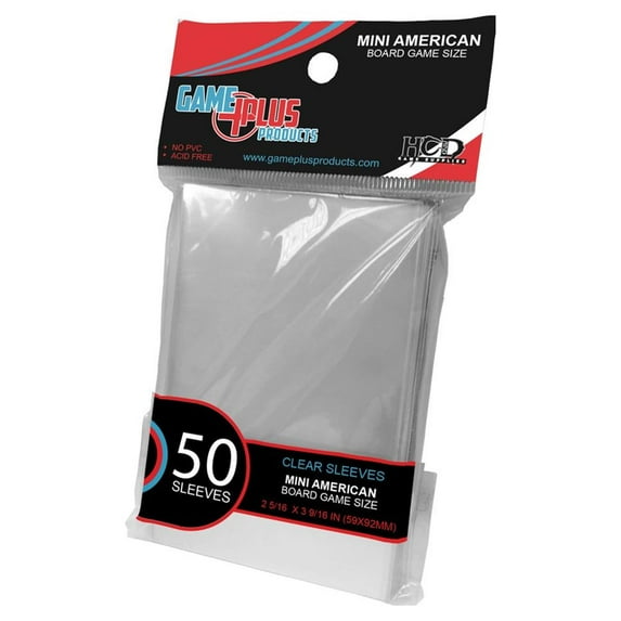 Mini American Sleeves (41x63mm) (50) Games Plus Products HCD96697