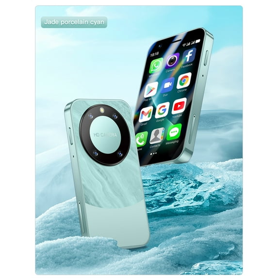 Mini Android 8.1 Smartphone, 3.0-inch Display 1GB RAM 16GB ROM Dual-slot Standby 3g Network Phone