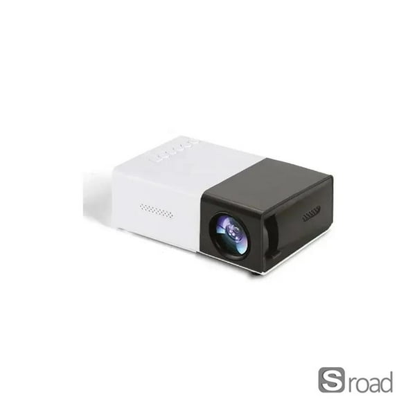 Mini Android LED Projector, 1080P Supported Portable Outdoor Movie Projector With Bluetooth, 300" Display, 400-600 Lumens, Built-in Speaker For Home Theater, Camping, Backyard, Office Presentations