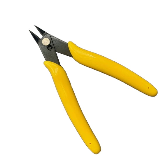 Mini Angled Wire Cutter Electronics Wire Cutter Cable Tie Cutter Iron Material Great for PCB Crafts and Jewelry Making
