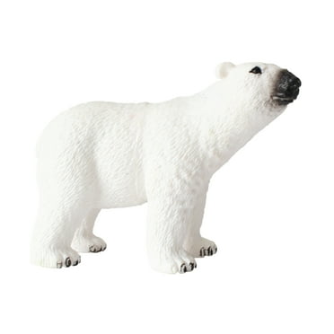Mini Animal Adventure Replicas - Polar Bear from Deluxebase. Hand Painted Realistic Polar Bear Figure. Small Plastic Animal Figurines & Animal Party Favors. Ideal Zoo Animal Toys & Gifts for Kids.
