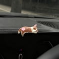 thumbnail image 1 of Mini Animal Figurines for Computer Screen - Set of 5 Cute Resin Animal Statues with Adhesive Tape | Monitor & Dashboard Topper, Desktop Decoration for Office, Car, Home | No Tools Needed, 1 of 4