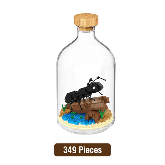 Mini Animals Building Set Creative Insect Friend Set Mini Bugs Building Blocks for Adults, Party Favors, Nature Lovers Office Home Decor & Gifts(Ant)