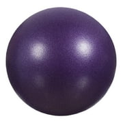 Mini Anti-Burst Yoga Ball 9 Inch Inflatable Exercise Ball with Pump for Core Training & Stability Workouts Dark Purple