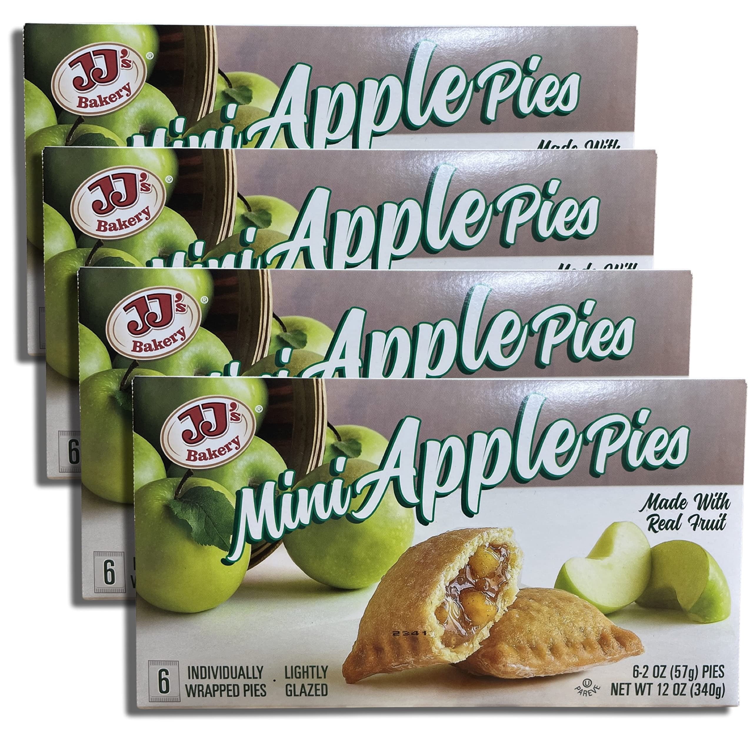 Mini Apple Fruit Pies Value Pack 6 Count Box Pack Of 4 (24 Total