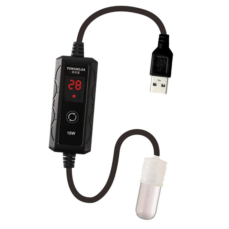 Mini Aquarium Heater Heating Tool Temperature Adjustable External