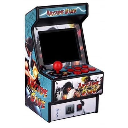 Mini Arcade Machine, Retro Gaming Console, Handheld Game Console with 156 Classic 16-Bit Video Games, 2.8 Inch Color Display, Rechargeable Battery, Support for TV Output, Birthday Present for Children