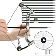 thumbnail image 1 of Mini Archery Bow Set Right Hand Mini Compound Bow Mini Hunting Bow Metal Material Catapult RH/LH for Hunting Shooting Practice Archery Entertainment Fun, 1 of 14
