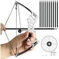 thumbnail image 1 of Mini Archery Bow Set Right Hand Mini Compound Bow Mini Hunting Bow Metal Material Catapult RH/LH for Hunting Shooting Practice Archery Entertainment Fun, 1 of 14