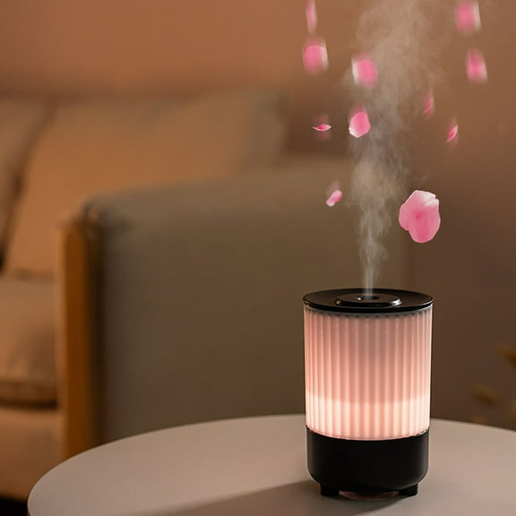 Mini Aromatherapy Diffuser with Color-Changing Night Light, 150ml USB Cool Mist Humidifier for Desk, Silent Essential Oil Diffuser with Auto Power-Off for Bedroom Office and Relaxation