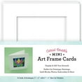thumbnail image 1 of Mini Art Frame Cards : Display & Gift Your Artwork; Perfect for Drawings, Paintings, Quilt Blocks, Photos, Embroidery & More; 8 Cards, 8 Envelopes, 5" x 5" with 3" x 3" Die-Cut Window (General merchandise), 1 of 1