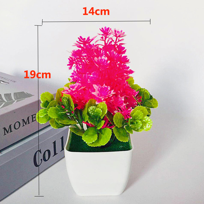 Mini Artificial Aloe Plants Bonsai Small Simulated Tree Pot Plants Fake