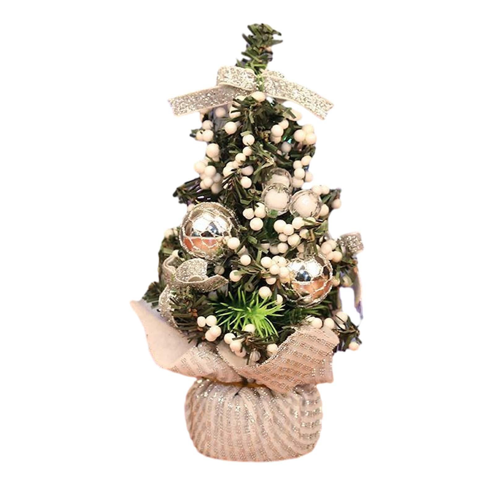 Mini Artificial Christmas Tree, Miniature Xmas Tree Crafts, Simulated
