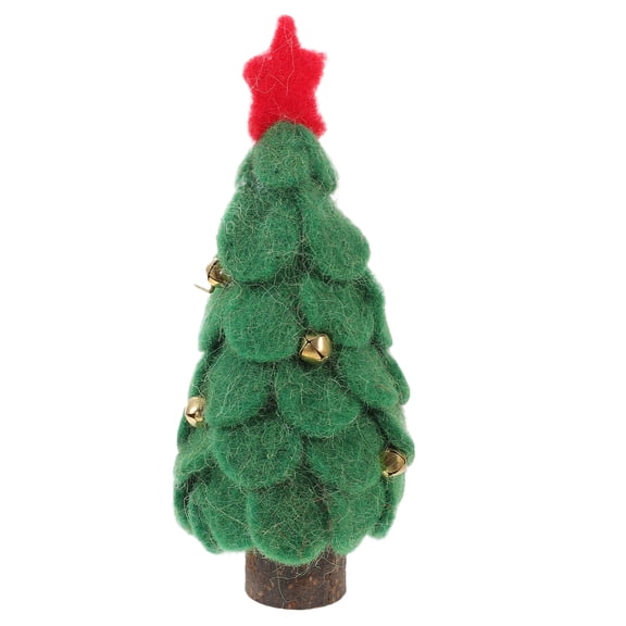Mini Artificial Christmas Tree Stri Wool Felt Christmas Tree Decoration Small Christmas Tree
