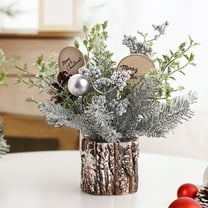 End of Year Clearance Mini Artificial Christmas Trees Xmas Desktop Decoration Tree Set Tabletop Christmas Tree , For Christmas Tabletop Decorations on Clearance!