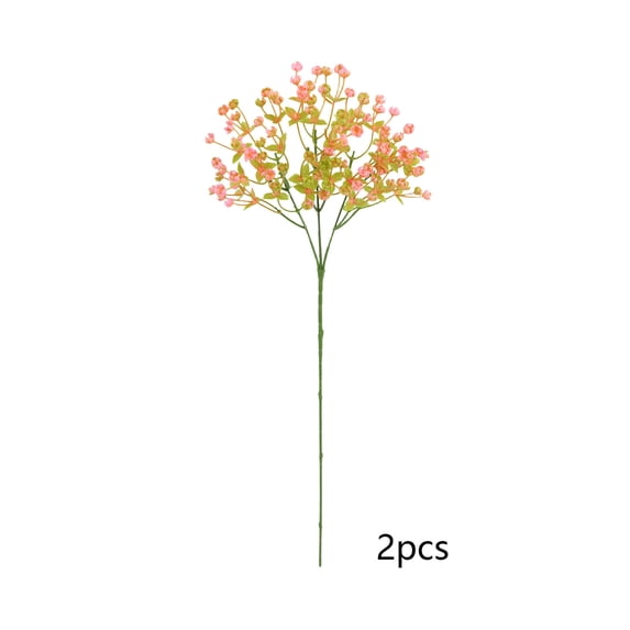 Mini Artificial Flower Bud Bouquet, Delicate Mini Artificial Flower Bud Bouquet, Compact Faux Floral Bundle, Vase Filler Decor for Home Office Wedding Tabletop Arrangement