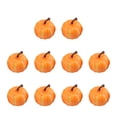 thumbnail image 1 of Mini Artificial Pumpkins 10 Pcs Fall Harvest Pumpkins Foam Pumpkins Decorative for Fall Wedding Halloween Autumn Holiday Thanksgiving Kitchen Table Bowl Filler Décor, 1 of 6