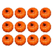 Mini Artificial Pumpkins - 12PCS Foam Pumpkins, for Halloween/Thanksgiving Decor, 6x6.5cm