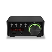Mini Audio HiFi Bluetooth 5.0 Power Class D Amplifier Tpa3116 Digital Amp 50W*2 Home Audio Car Marine ,Easy to Operate