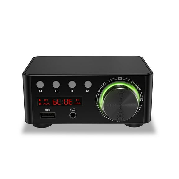 Mini Audio HiFi Bluetooth 5.0 Power Class D Amplifier Tpa3116 Digital Amp 50W*2 Home Audio Car Marine