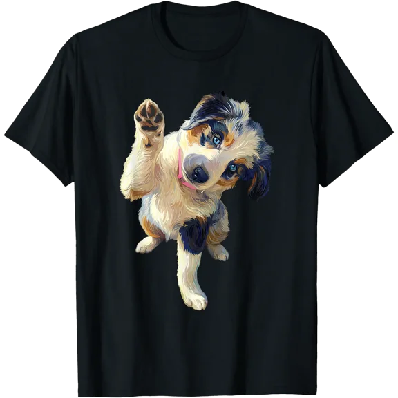 Mini Aussie Dog Owner Graphic - Mini Australian Shepherd T-Shirt, Unisex T-Shirt