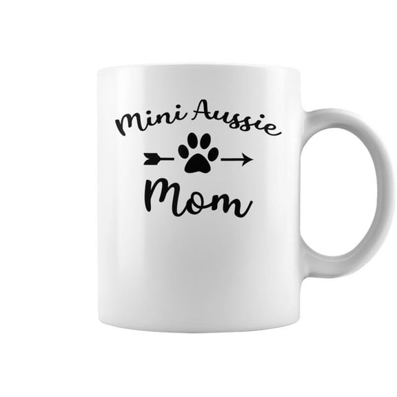 Mini Aussie Mom Womens Australian Shepherd Coffee Mugs