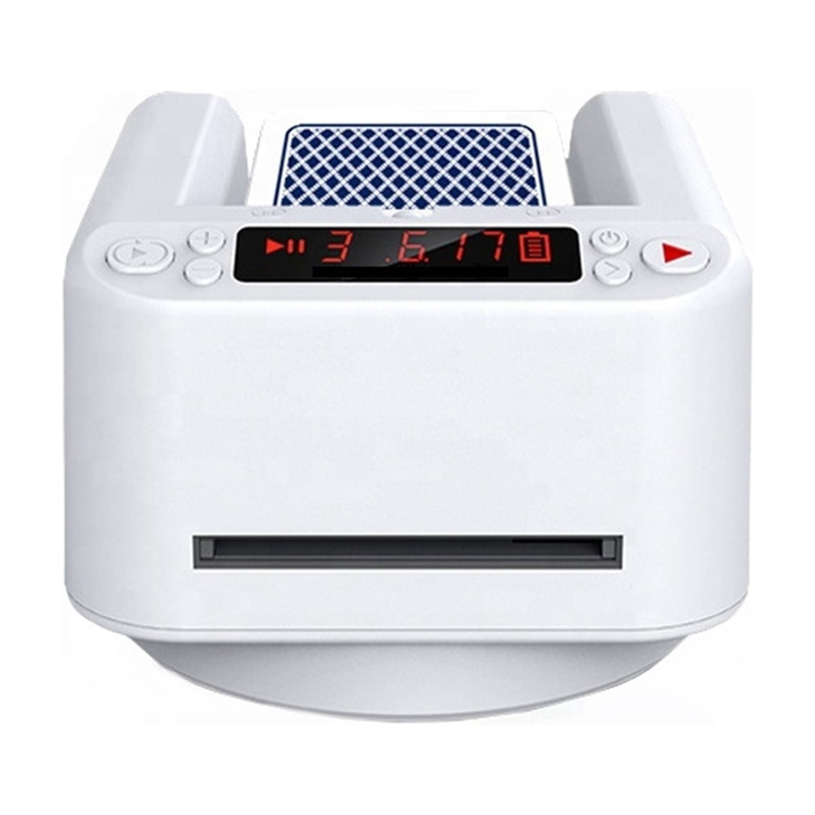 Mini Automatic Card Shuffler Machine ABS Material Distributing Dealing ...