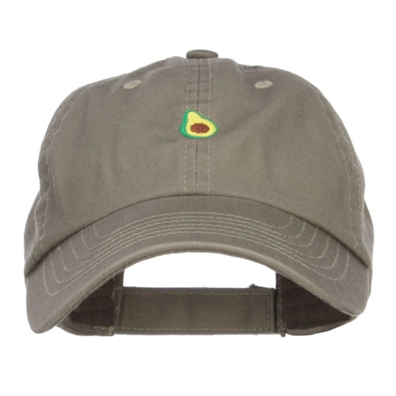 Mini Avocado Embroidered Pet Spun Cap - Olive OSFM