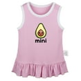 thumbnail image 1 of Mini Avocado Funny Dresses For Baby, Newborn Babies Skirts, Infant Princess Dress, 0-24M Kids Graphic Clothes (Pink Sleeveless Dresses, 0-6 Months), 1 of 4