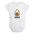thumbnail image 1 of Mini Avocado Funny Rompers For Babies, Newborn Baby Unisex Bodysuits, Infant Jumpsuits, Toddler 0-12 Months Kids One-Piece Oufits (White, 12-18 Months), 1 of 4