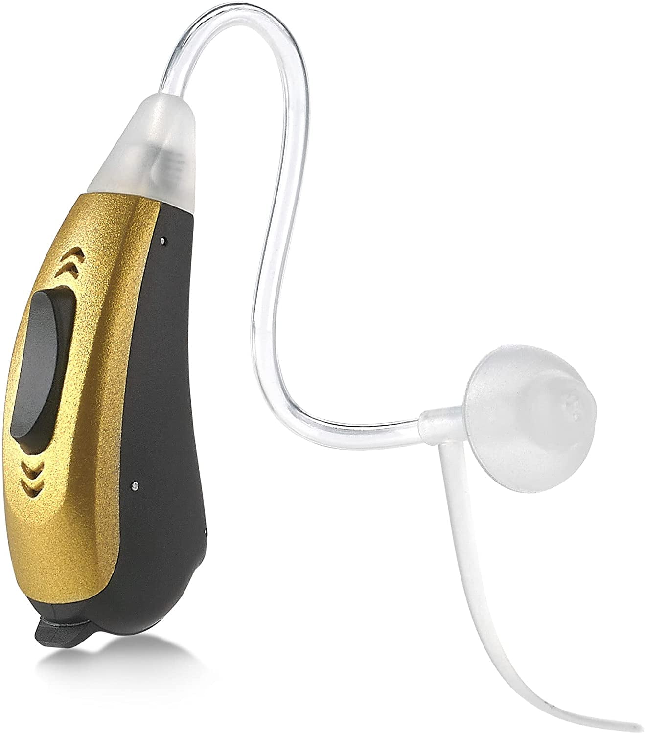 Mini BTE Slim Tube Digital Hearing Amplifier Left Ear 2Tone Battery